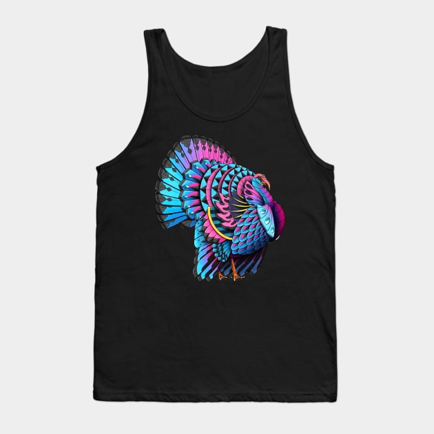 Turkey Tank Top by Psydrian